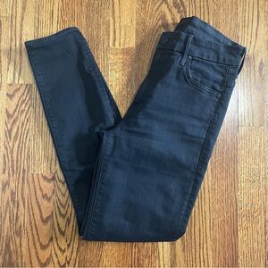 MOTHER Women's Skinny Jeans in Dark Blue